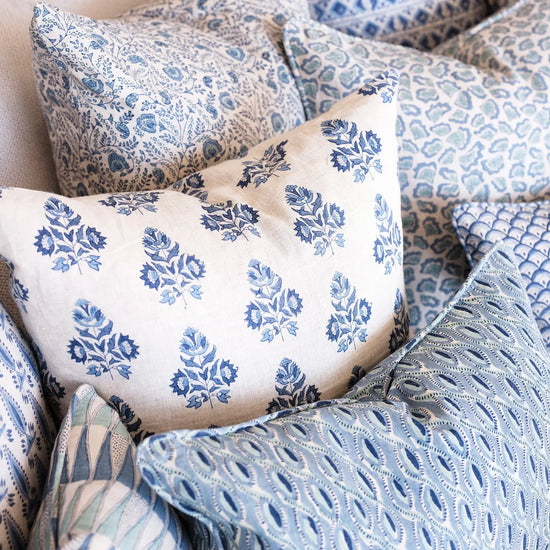 Ankara Riviera Linen Pillow