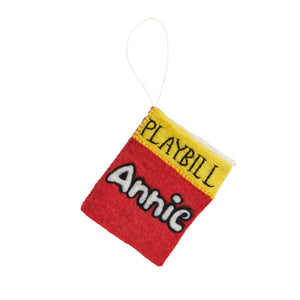 Annie Musical Playbill Ornament