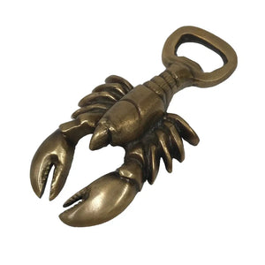 Brass Lobster Bottle Opener