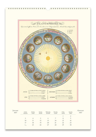 2027 Astronomy Wall Calendar