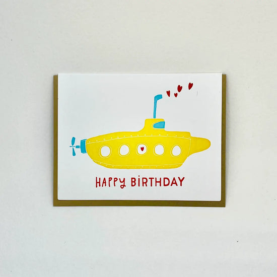 Birthday Submarine Card