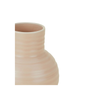 Blush ceramic vase on a white background