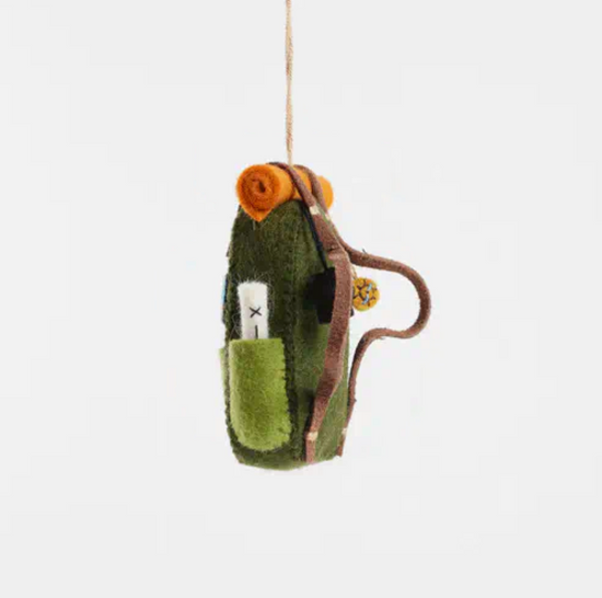 Camping Backpack Ornament