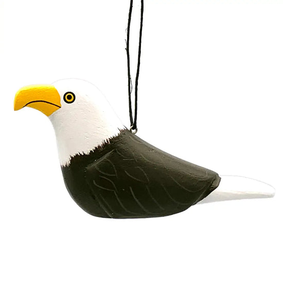 Bald Eagle Wood Ornament