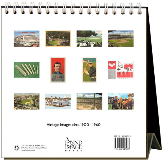 2027 Baseball Desk Calendar