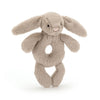 Beige Bunny Ring Rattle Jellycat