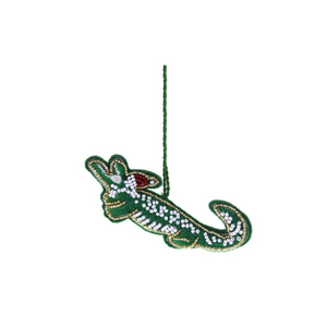 Beaded Alligator Ornament