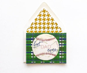 Best Dad Baseball Father's Day Card