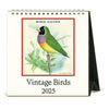 Vintage Birds Desk Calendar