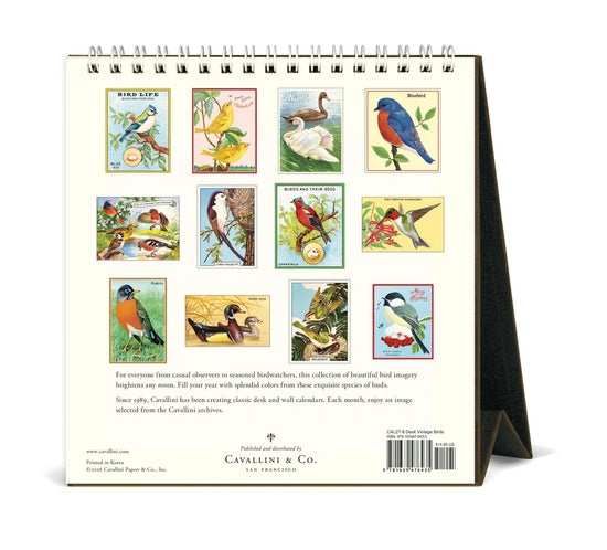Birds Desk Calendar
