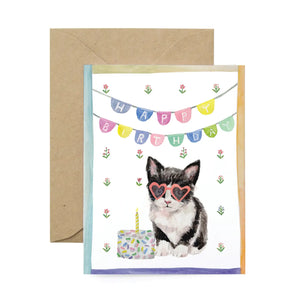 Birthday Cat Card