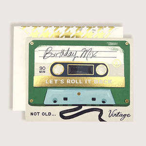 Cassette Tape Birthday Card