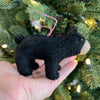 Felt Black Bear Ornament