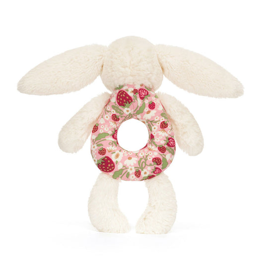 Berry Bunny Ring Rattle Jellycat