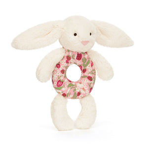 Berry Bunny Ring Rattle Jellycat