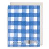 Blue Gingham Thanks Card