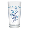 Blue Floral Glass