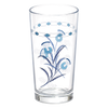 Blue Floral Glass