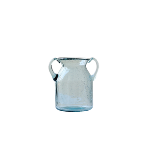 Small Blue Glass Vase