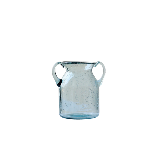 Small Blue Glass Vase