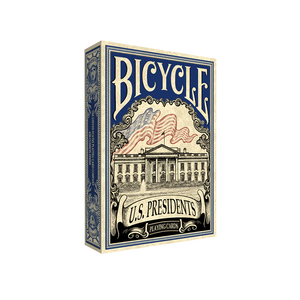Blue Presidents Playing Cards