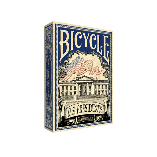 Blue Presidents Playing Cards