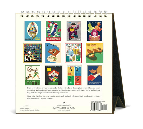 2027 Book Lovers Desk Calendar