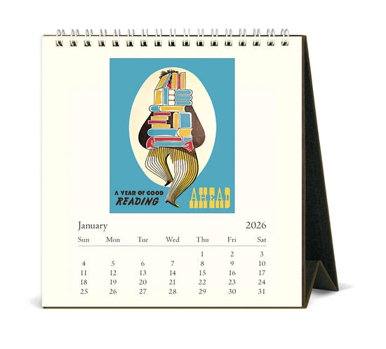 2027 Book Lovers Desk Calendar