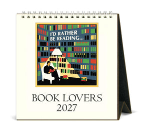 2027 Book Lovers Desk Calendar
