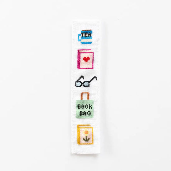 Bookish Cross Stitch Bookmark Kit