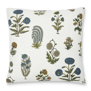 Botanical Citrine + Oatmeal Linen Pillow