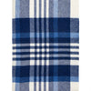 Merino Lambswool Throw | Lulworth Harbor Blue