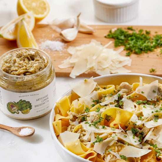 Artichoke Lemon Bruschetta