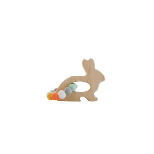 Wooden Bunny Teether