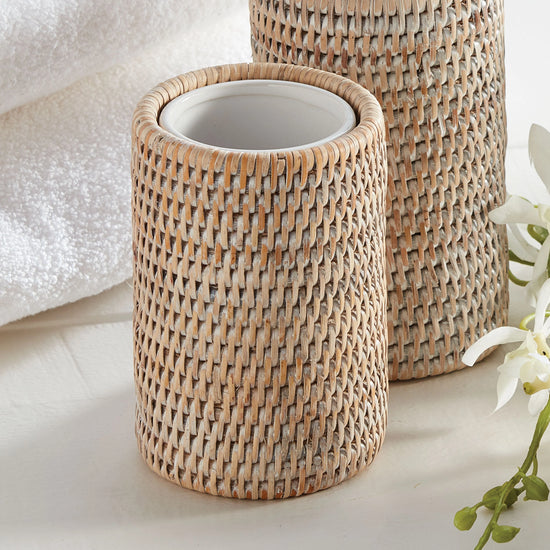 Burma Rattan Toothbrush Holder