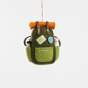 Camping Backpack Ornament