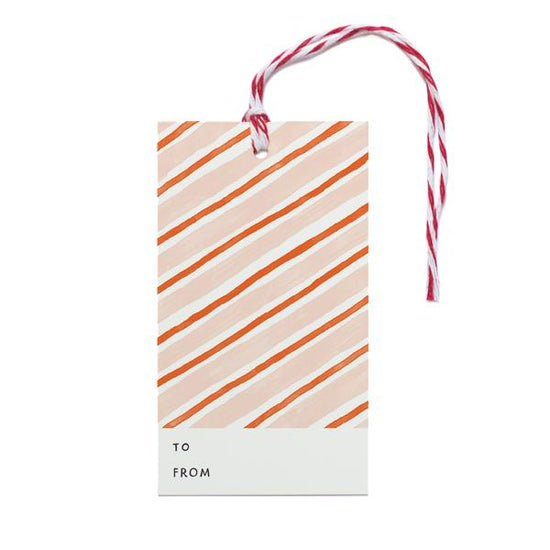 Candy Cane Stripe Gift Tags