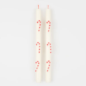 Candy Cane Table Candles