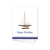 Captain's Corner Sailboat Birthday Card