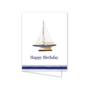 Captain's Corner Sailboat Birthday Card