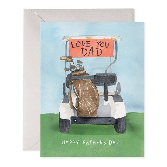 Golf Cart Dad Card
