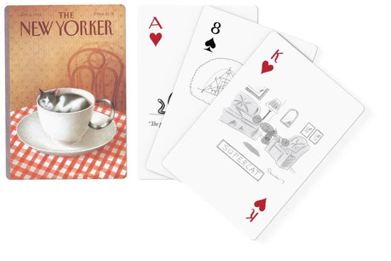 Cat Cartoons Playing Cards