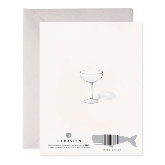 Champagne Tower Card