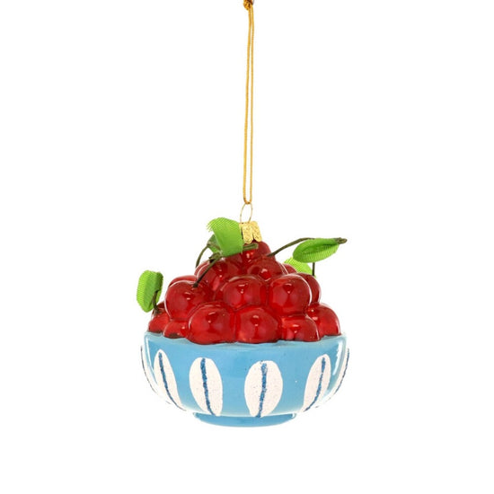 Bowl of Cherries Ornament