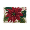 White Poinsettia Pillow