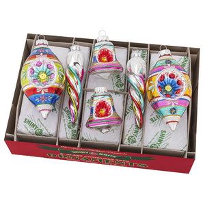 Christmas Confetti Mixed Box of Ornaments