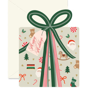 Christmas Morning Die-cut Card