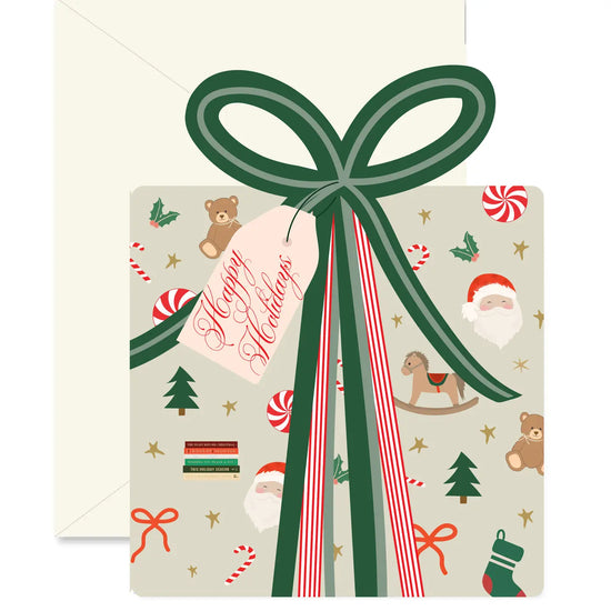 Christmas Morning Die-cut Card