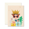 Christmas Queen Card Girl