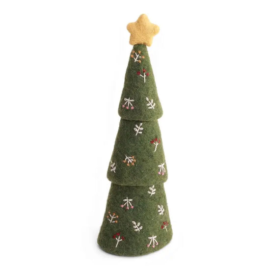 Christmas Tree with Embroidery 3-in-1